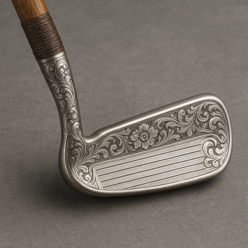 Vintage Hickory-Shafted Engraved Golf Club
